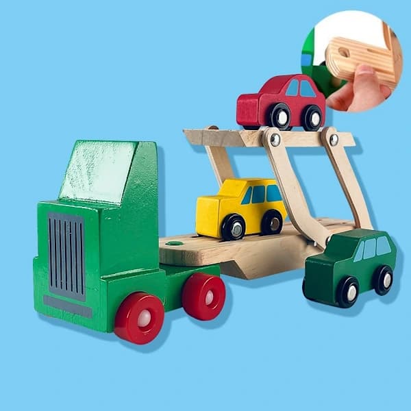 Biltransport i tre med 3 biler, su