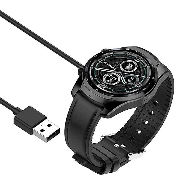 Latauslaite, joka on yhteensopiva Ticwatch Pro 3 -älykellon kanssa - USB-latauskaapeli teline - Älykellolisävarusteet, 100 cm