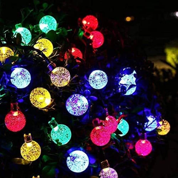 Solcellsdrivna Fe-Ljus, 20 LED 5M/16.4FT Solcellssträngljus Wat,ZQKLA