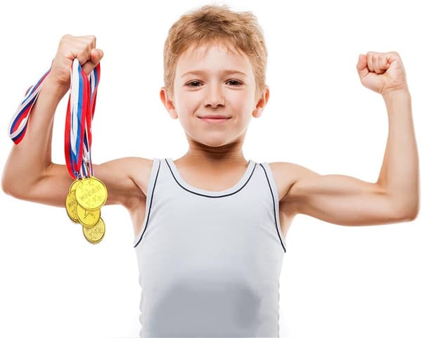 Vinder Medaljer Børn Plastik Guld Medaljer Sølv Medaljer og Bronze M