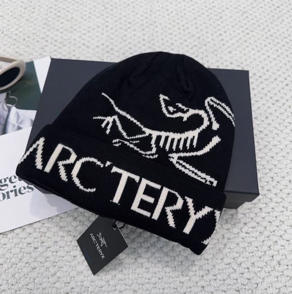 Arc'teryx Bird Word Toque Black Void Ull Lue Unisex Varm Vinter Black