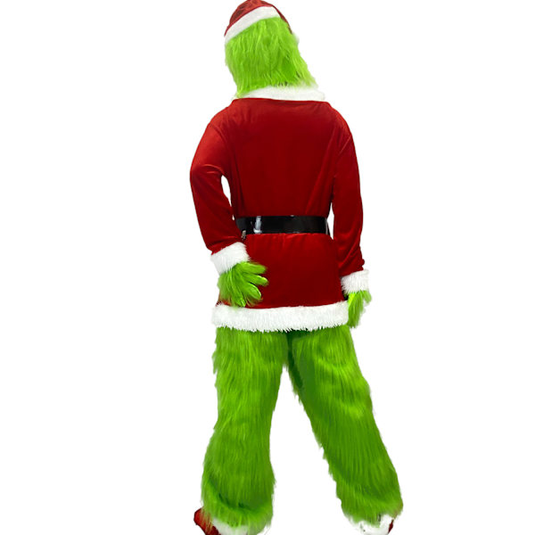Liten/Medium Grön Monsterdräkt för Män Jul Tomte S,ZQKLA
