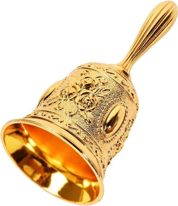 Bell, käsikello, metallinen käsikello, käsikello, käsikello pöytäkello