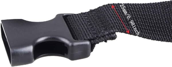 Webbing Polypropylen 25mm Nylonstropper med Quick Release B, ZQKLA