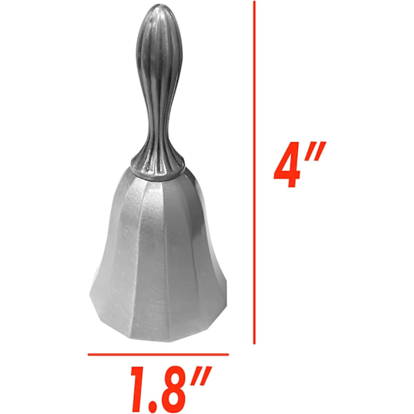 Set med 2 Klockor - Bröllopsklocka, Middagsklocka, Gyllene Tempelklocka, Be,ZQKLA