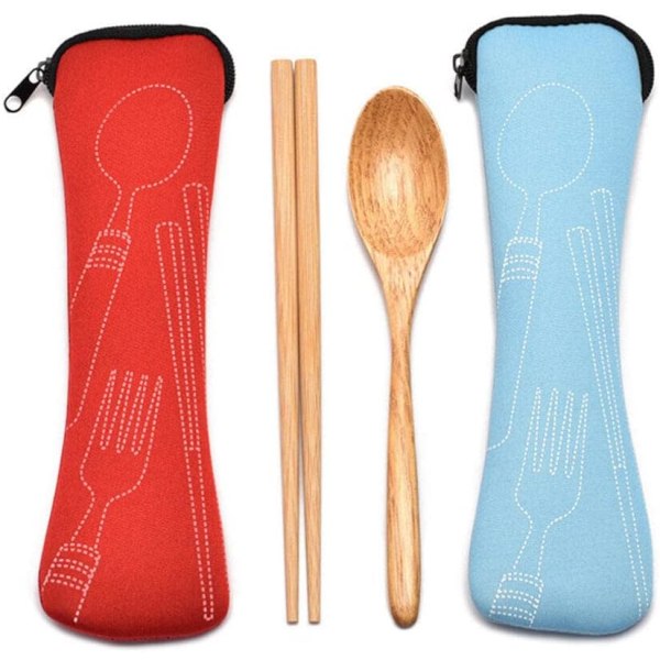 4-pack Bestickfodral Rese Bestickväska Lunch Servis S,ZQKLA
