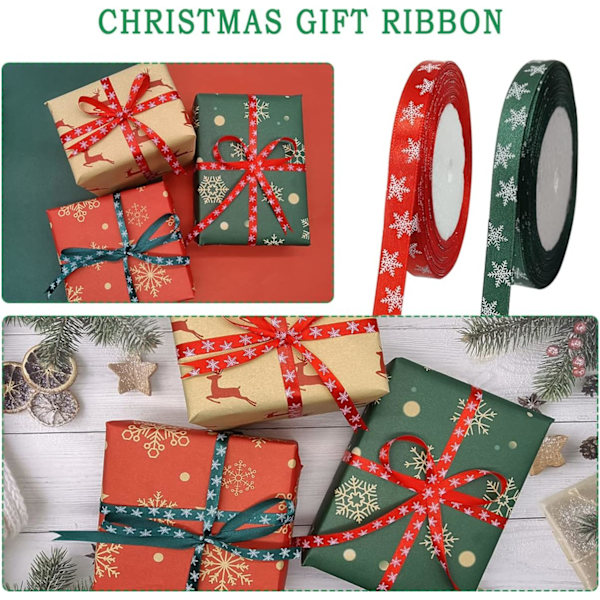50 Yards Julklappsband, Julklappsband, Julsatin