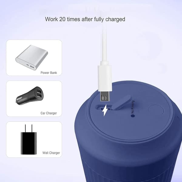 Bærbar Blenderbeholder, USB Elektrisk Juicer Multifunksjonsblender