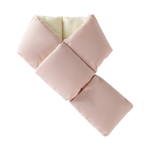 Japansk ren dunbomullsscarf plus dunmodescarf (ljus pi