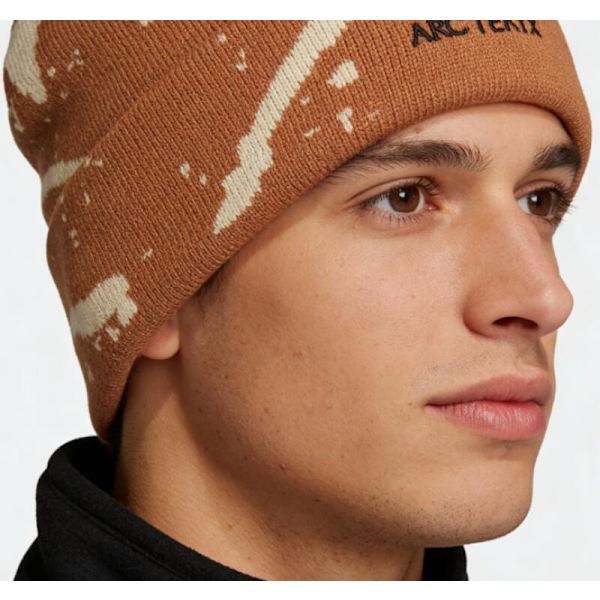 Arc'teryx Grotto Jacquard Stickad Mössa ullmössa Brown