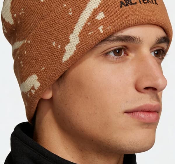 Arc'teryx Grotto Jacquard Strikket Lue ullue Brown