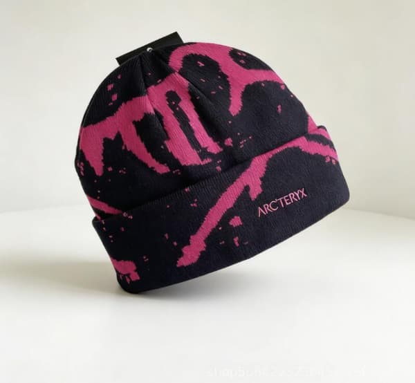 Arc'teryx Grotto Jacquard Stickad Mössa ullmössa rose pink