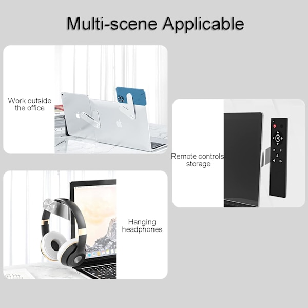Magnetisk Laptop Stativ, Mobiltelefonholder, Universal Justerbar, ZQKLA