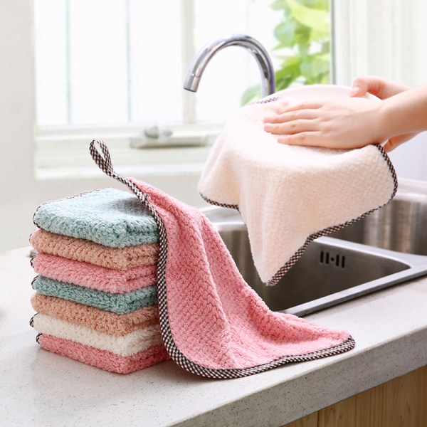 Kitchen Towels, Set of 12 Kitchen Towels, Hand Towels, Washa,ZQKLA