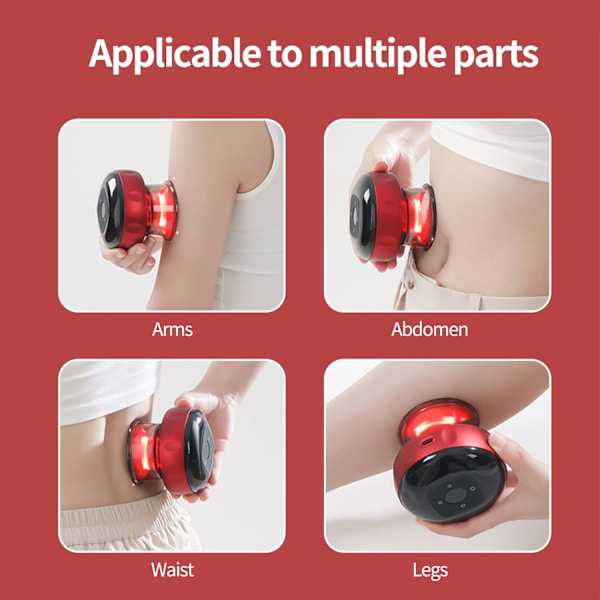 Smart Dynamisk Koppingsterapi Sæt, Cellulite Massager 3 i 1, ZQKLA