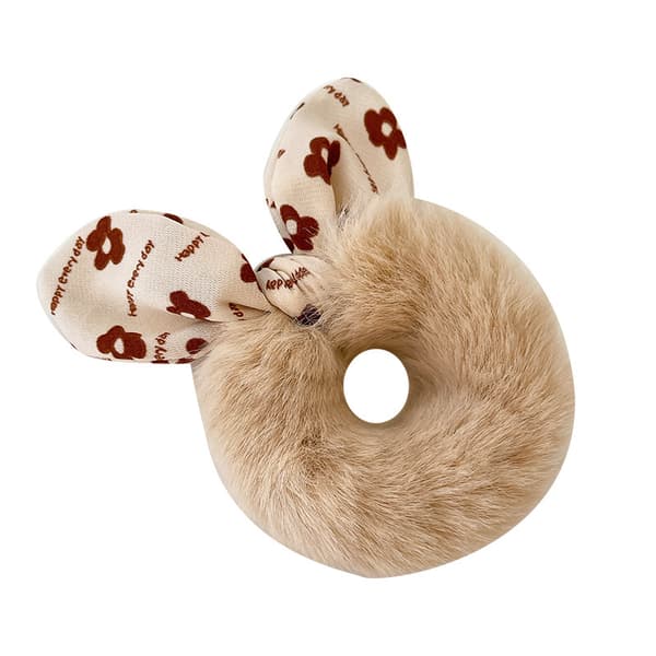 Sød Gummibånd Elastisk Fluffy Hestehaleholder Hårbånd Lar,ZQKLA