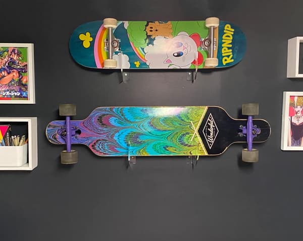 1 par Skateboardväggfästen, ZQKLA