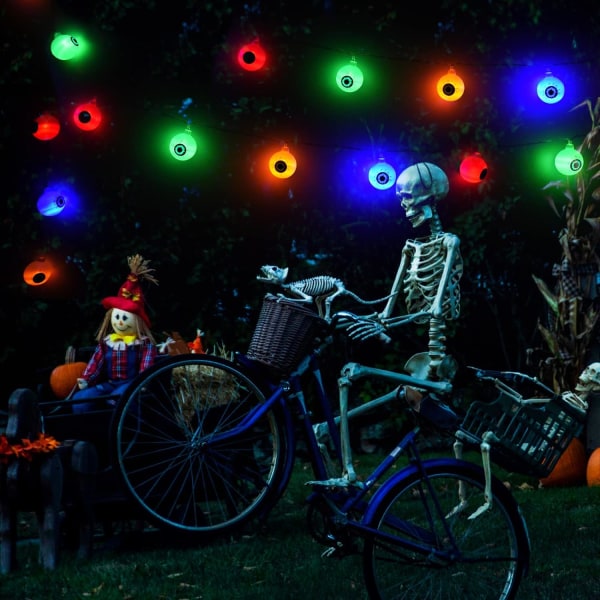 Halloween dekorative lys med fjernkontroll, 20 LEDs Wat, ZQKLA