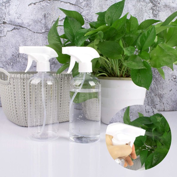 500 ML Tom Sprayflaska, Set med 2 Tomma Plastsprayflaskor