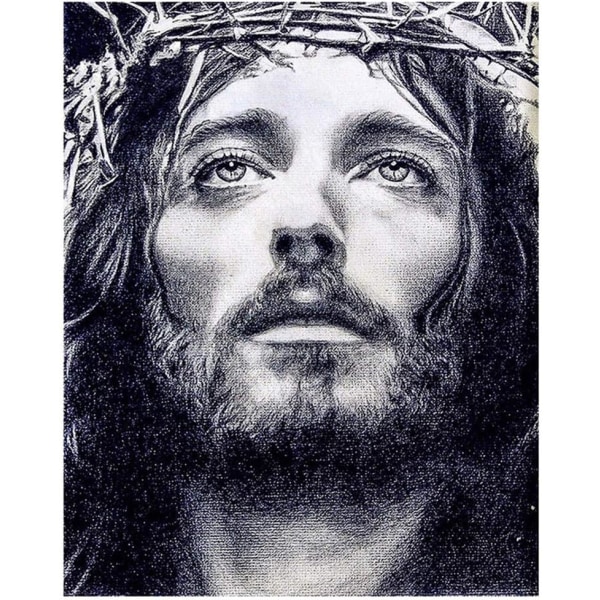 Diamantmålning Fullständiga Strass Kristendom Jesus Man DIY, ZQKLA