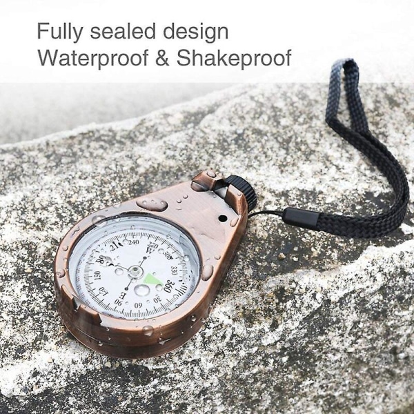 Compass Classic Accurate Waterproof Shakeproof För vandring Ca,ZQKLA