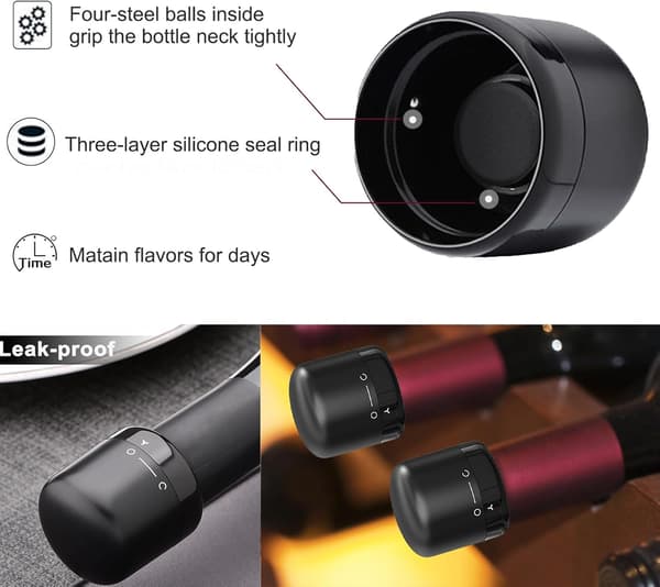 Vinpropp med Twist Lock 2-pack, Vinpropp med, ZQKLA