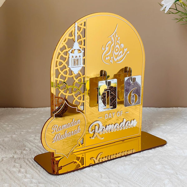 Ramadanin Adventi-kalenteri, Akryylilaskettava Kalenteri Koristeet