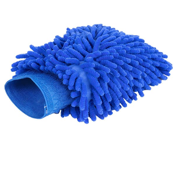 (Blå) Sæt med 2 Mikrofiber Bilvask Handsker, ZQKLA