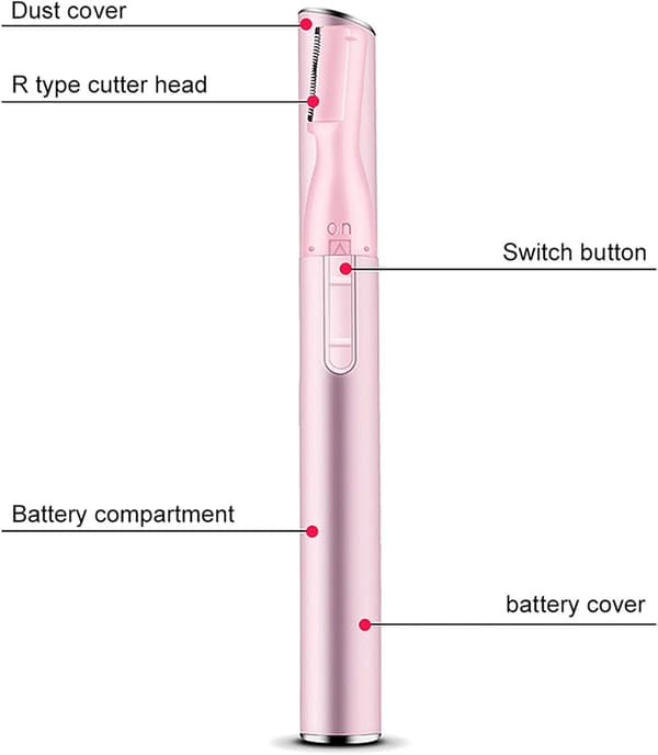 Precision Eyebrow Trimmer - Elektrisk Rakapparat för Ansiktshår