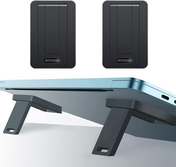 2 st Mini Osynlig Datortangentbord Laptop Stativ Ergonomisk, ZQKLA