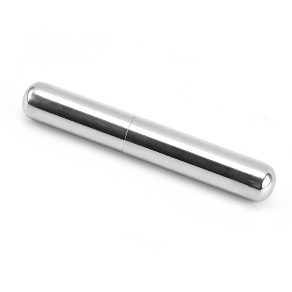 Cigar Etui Rør, 2 Pak Portable Rustfrit Stål Cigaræske, ZQKLA