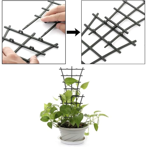 Klatreplante Støtte, Utendørs Klatreplante Gitter, Clim,ZQKLA