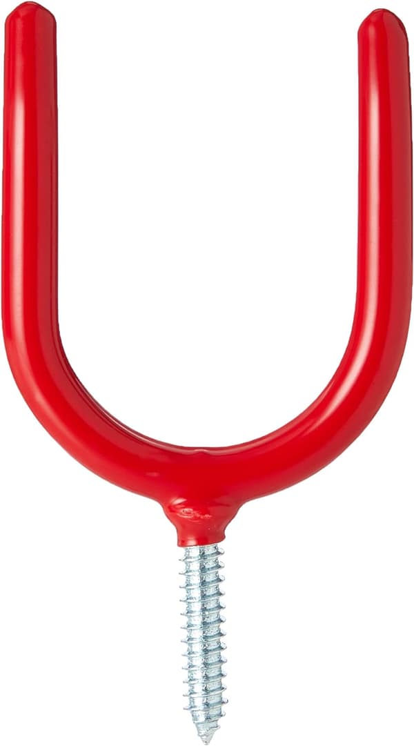 Bulk Hardware Röda Laminerade Verktygskrokar, ZQKLA