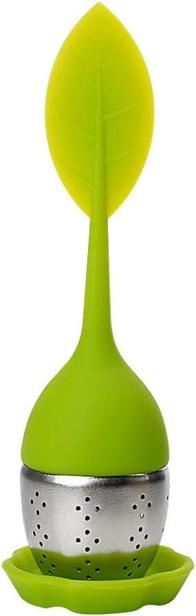 (Grøn) Tepose, te-infuser, sød bladfilter, tebolde, hej, ZQKLA