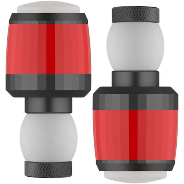 (Svart) 2 stk. LED sykkelblinklys, aluminiumslegering, ZQKLA