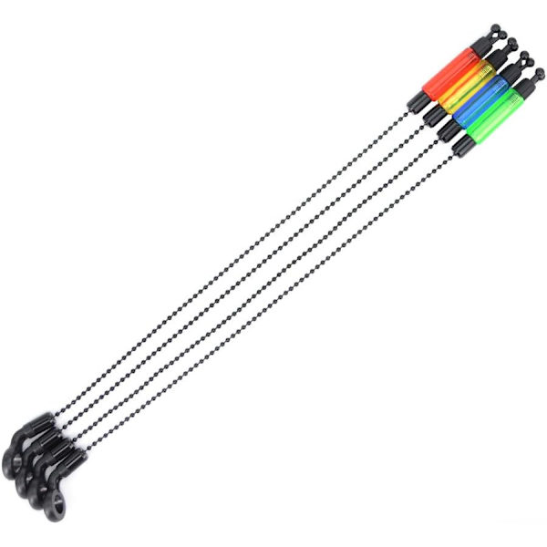 4st Karpfiske Dipper Stick Betesindikator Set Röd Gul, ZQKLA