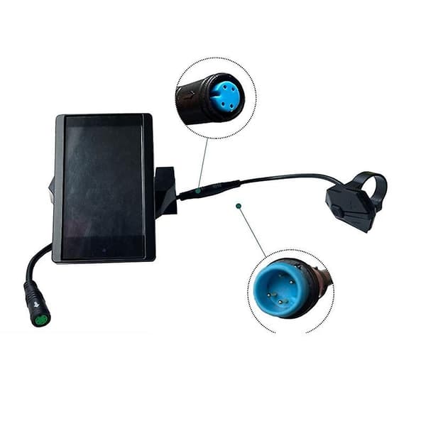 Elektrisk cykel 850c P850c display forlængerkabel til Bbs01 Bbs02 mid drive tilbehør
