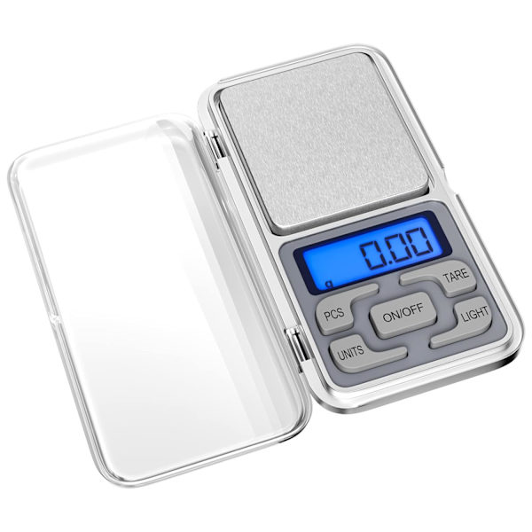 Presisjonskjøkkenvekt, 0,01g-500g, Mini Multifunksjonell F,ZQKLA