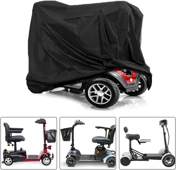 Oxford 210D Vattentätt Skydd för Resande Scooter/Rullstol, Extra Tåligt
