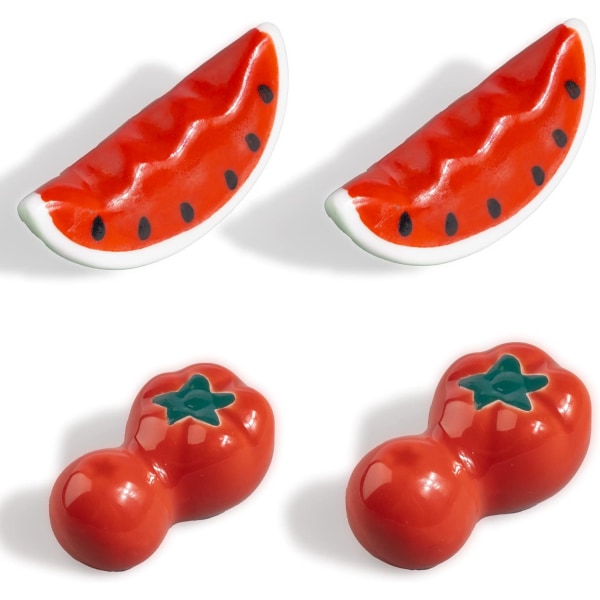 4 kpl keramiikkatikkusydämiä tomaatille ja vesimelonille, ZQKLA