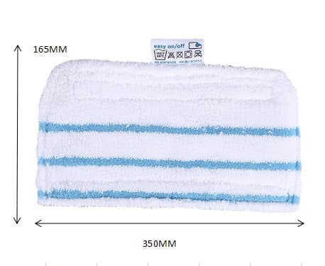 2-pakks Multi Surface Dampmopputer - Slitesterk Mikrofiber, ZQKLA