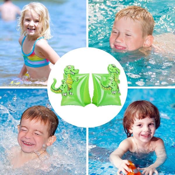 Oppustelige Armbånd, Svømmepools Flydearme til 3-6 År, ZQKLA