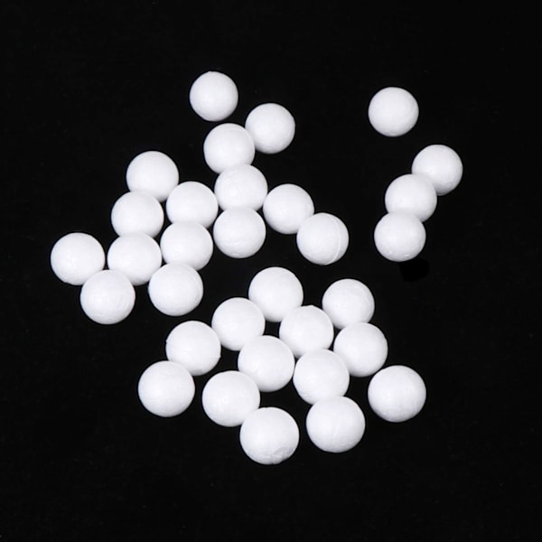 100 Stycken Vita Styrofoam-bollar DIY Styrofoam-bollar för Konst, ZQKLA