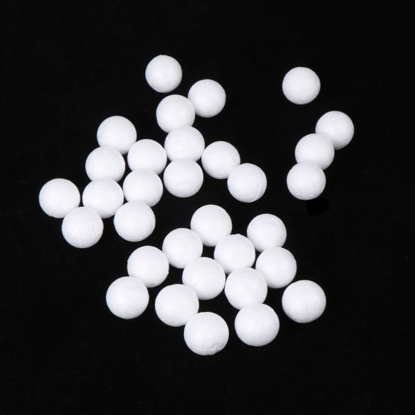 100 Stykker Hvite Styrofoamkuler DIY Styrofoamkuler for Kunst, ZQKLA