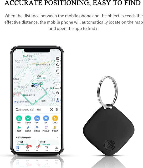 Cat Finder Mini Bluetooth Item Finder, Nøglefinder Objekt Fin, ZQKLA