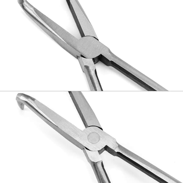 Böjda Tång, Lång Nästång, 280mm / 11\", 90 grader, ZQKLA