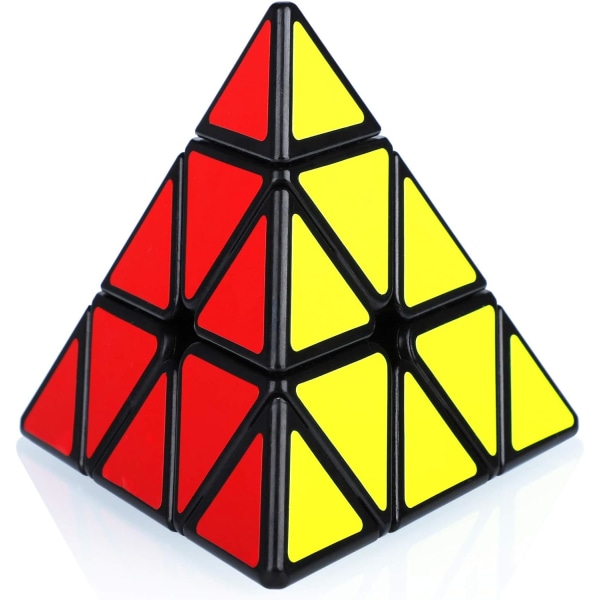 Pyraminx Cube Trekantkube, Puslespill Pyramide Magisk Kube 3x3 S, ZQKLA