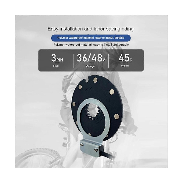 Elektrisk cykel magnetisk strøm sensor 36/48V pedal assist sensor F-8C magneter dobbelt hall sensorer PAS S