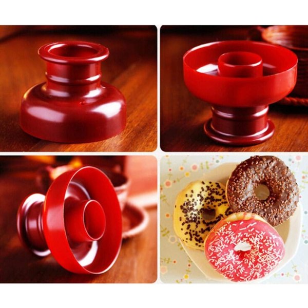 1 st Plast Donut Cutter Cirkel Form Dispenser Form P, ZQKLA