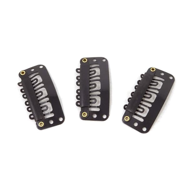 50 Stk. 6-tands U-formede Clips til Hårextensions - 3,3 cm/1,3 tommer